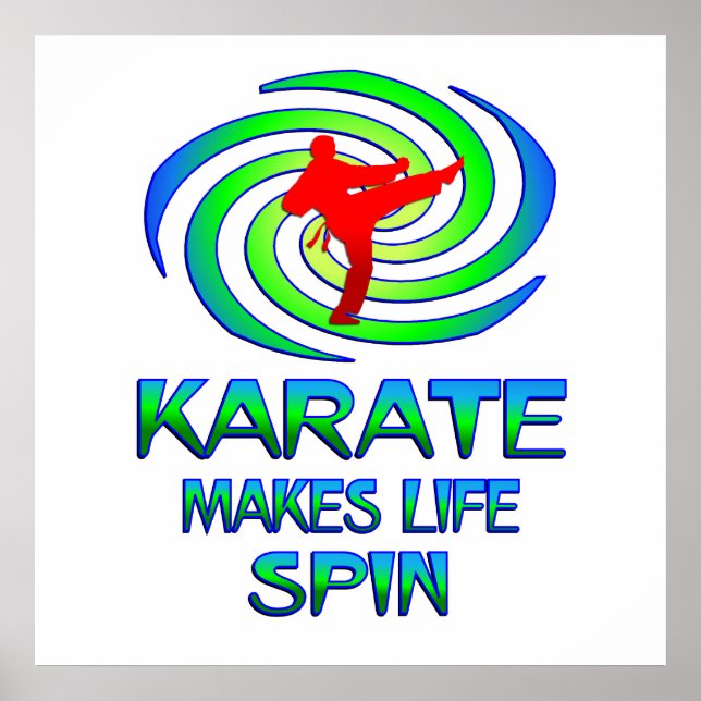 Karate Spins Poster (Framsidan)