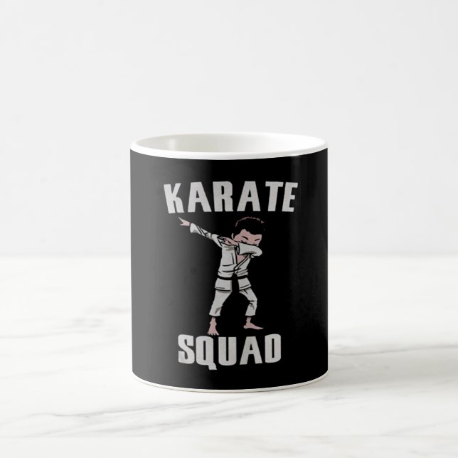 Karate Squad Dabbing Boy Funny Dab Gift Kaffemugg (Center)