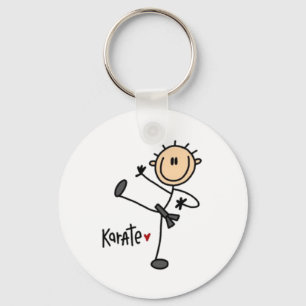 Karate Stick figur Nyckelring