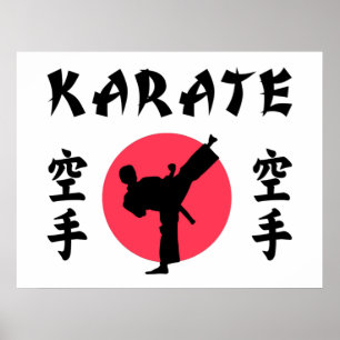 Karate Stigning Sol Poster