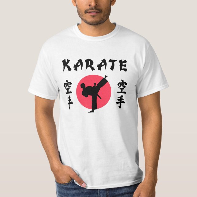 Karate Stigning Sol T-Shirt (Framsida)