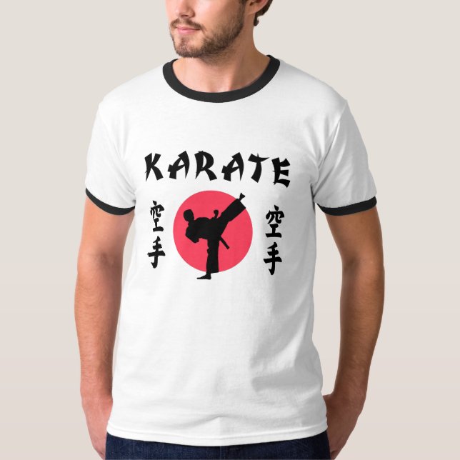 Karate Stigning Sol T-Shirt (Framsida)