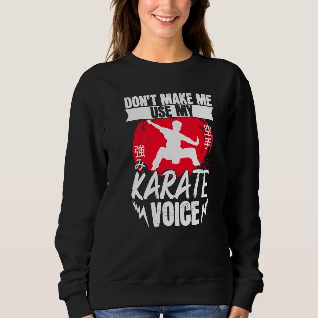 Karate svart bälte Gi uniform, tvinga mig inte att T Shirt (Framsida)