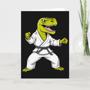 Karate T-rex kampsport Taekwondo kickboxning för Kort
