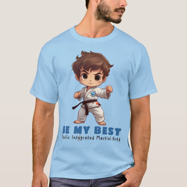 Karate T-shirt Var Min Bästa (Framsida)