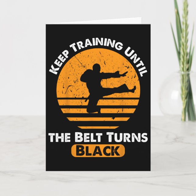 Karate Tae Kwon Do Kort (Framsida)