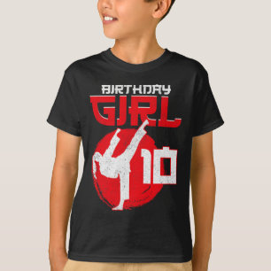 Karate Taekwondo 10 år gammal martialkonst på föde T Shirt