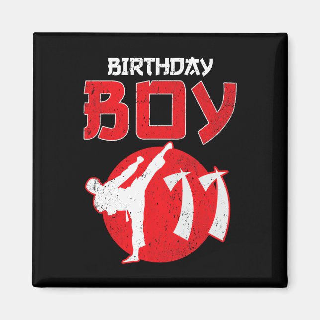 Karate Taekwondo 11 års gammal martialkonst från f Magnet (Framsidan)