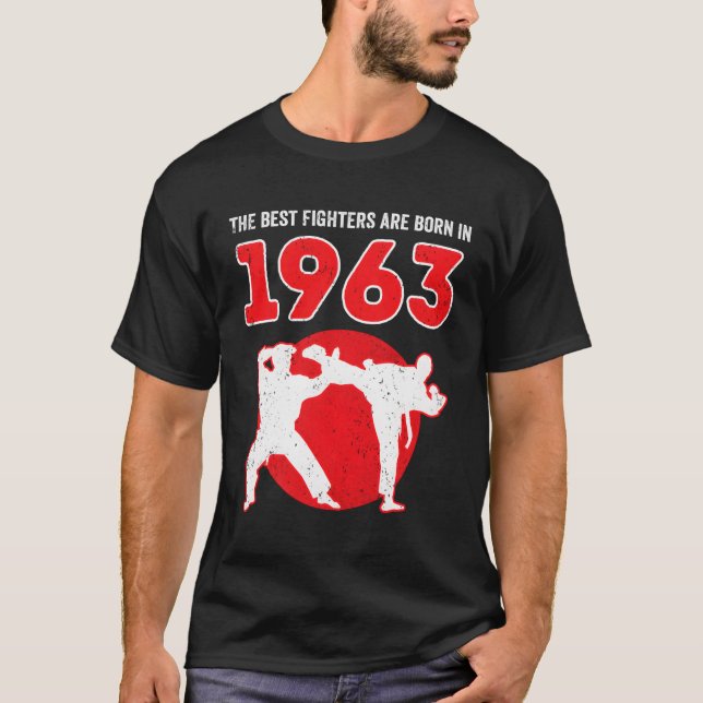 Karate Taekwondo 60 född 1963 T Shirt (Framsida)