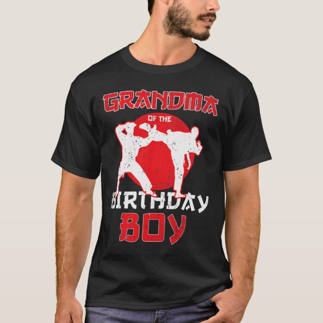Karate Taekwondo Boy Marti T Shirt (Framsida)