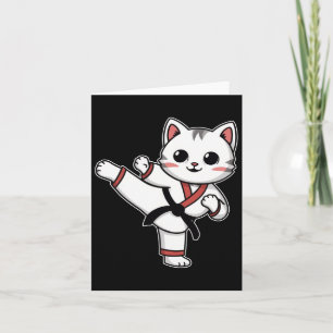 Karate Taekwondo Funny Cat Jiu Jitsu Women Girls Kort
