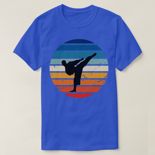 Karate Taekwondo Judo retro TShirt T Shirt (Design framsida)