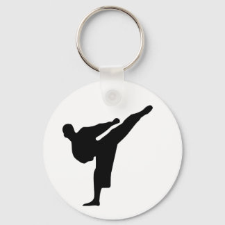 Karate/Taekwondo Kick-nyckelkedja Nyckelring