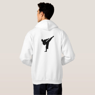 Karate/Taekwondo sparkar den Hooded tröjan Sweatshirt
