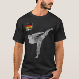 Karate Team Kampsport MMA Spark Tyskland Tysk V T Shirt