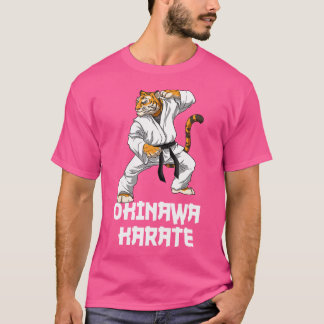 Karate Tiger Okinawa Karate Japanska martialkonst T Shirt
