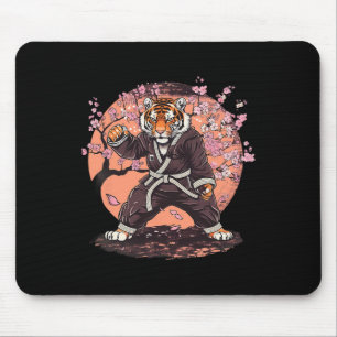 Karate Tiger Sakura Blommor Taekwondo Jiu-jitsu Ju Musmatta