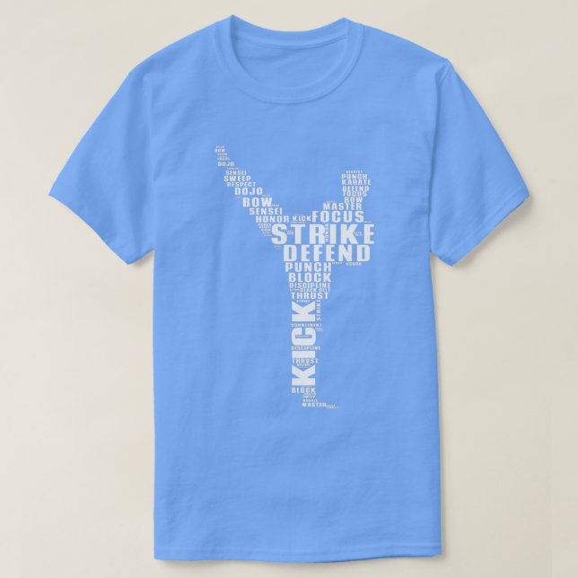 Karate Typography T Shirt (Design framsida)