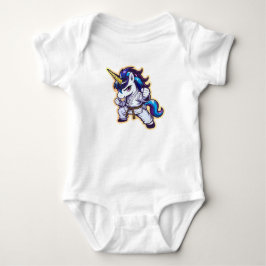 Karate Unicorn Brown Belt Fighter T Shirt