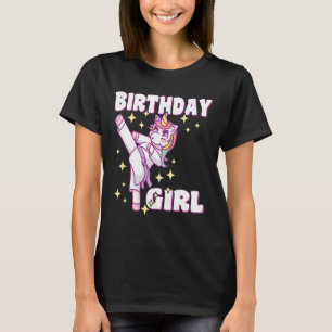 Karate Unicorn Girl T Shirt