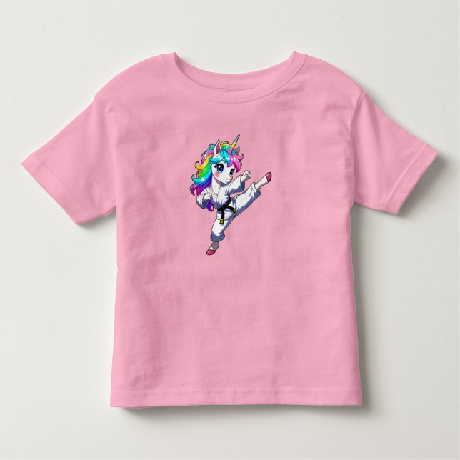 Karate unicorn  t shirt (Framsida)