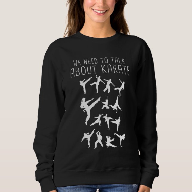 Karate - vi måste prata Karate T Shirt (Framsida)