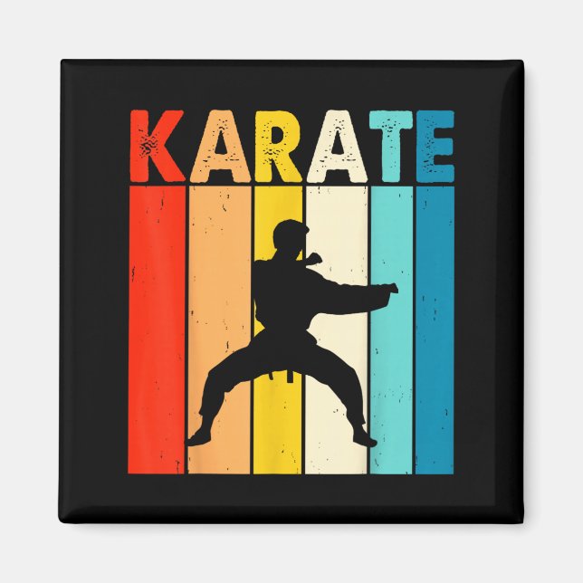 Karate Vintage Magnet (Framsidan)