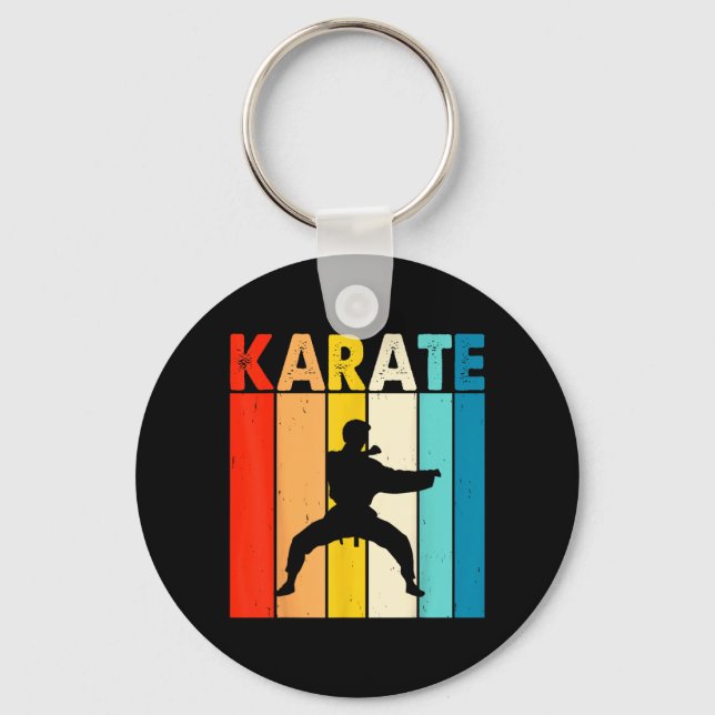 Karate Vintage Nyckelring (Framsida)