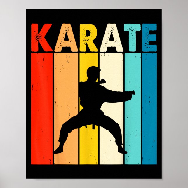 Karate Vintage Poster (Framsidan)
