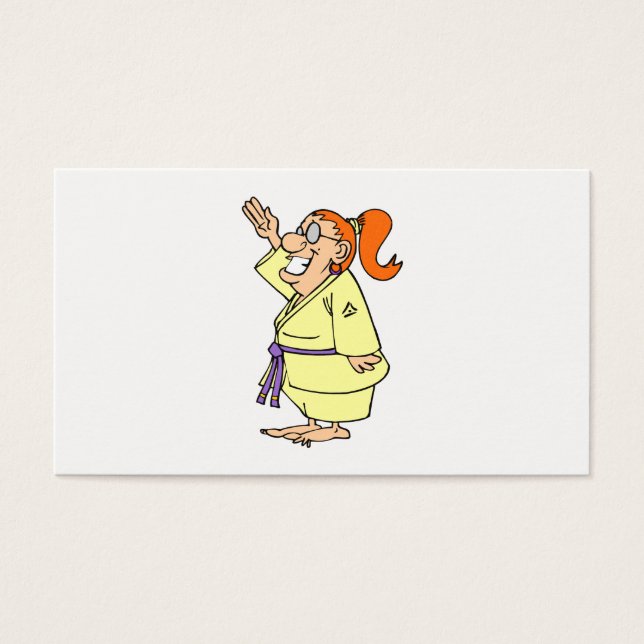 Karate Visitkort (Framsidan)