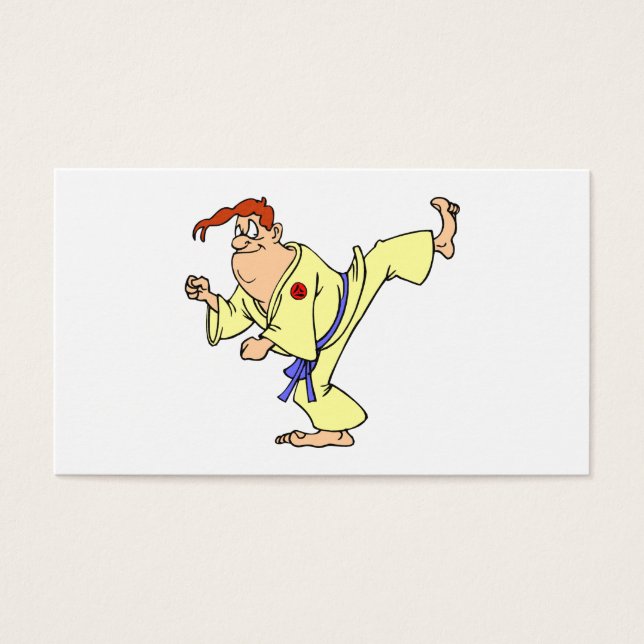 Karate Visitkort (Framsidan)