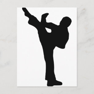Karate Vykort