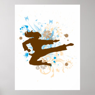 Karateaffisch Poster