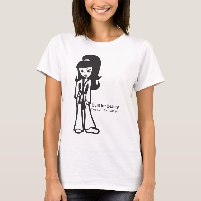 KarateBabe Tee Shirt (Framsida)