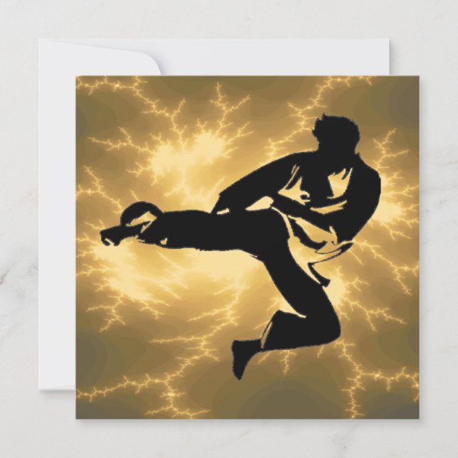 KarateBDay party Inbjudningar (Framsida)