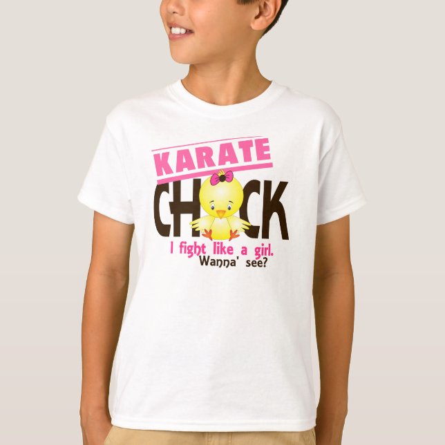 Karatechick 1 t-shirt (Framsida)