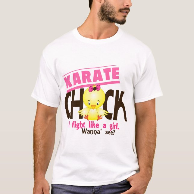 Karatechick 1 tee shirt (Framsida)