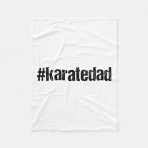 Karatedad Rolig Karate Pappa T Tröja Fleecefilt