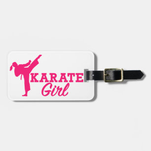 Karateflicka Bagagebricka