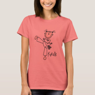 KarateflickaTshirts och gåvor Tee Shirt