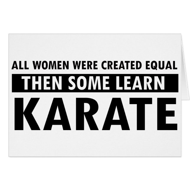 Karategåvaobjekt Hälsningskort (Framsidan Horizontal)