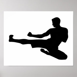 Karatehoppet sparkar poster