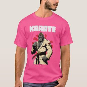 Karateka och Karate Gorilla T Shirt