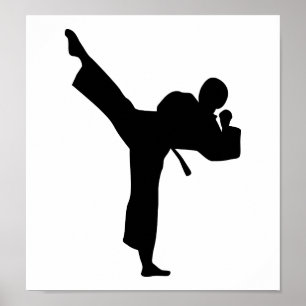Karatekampsportar Poster
