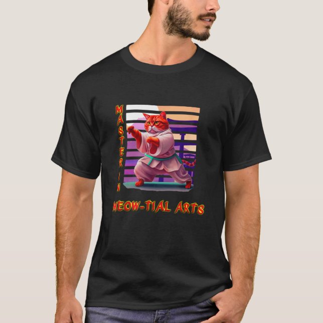 karatekat t shirt (Framsida)