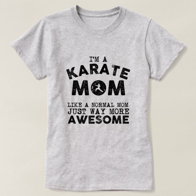 Karatemammavintage (svarten) tee (Design framsida)