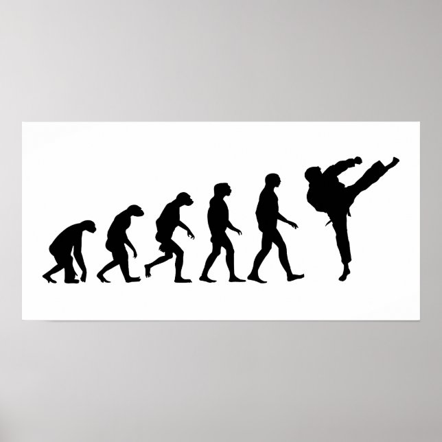 Karatens utveckling poster (Framsidan)