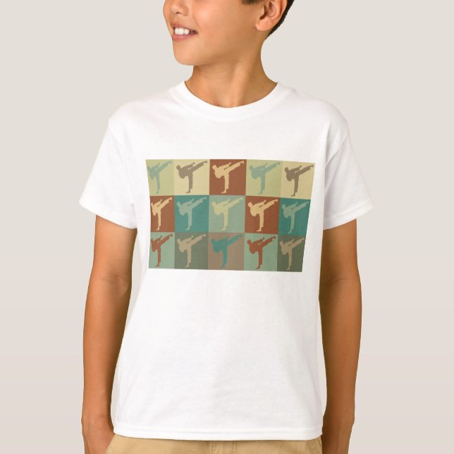 Karatepopkonst Tee (Framsida)