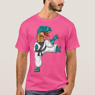 Karatesaurus Karate För barn Dinosaur Dino Martial T Shirt