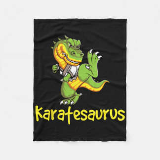 Karatesaurus - Karateka Martial Arts Self Defense Fleecefilt